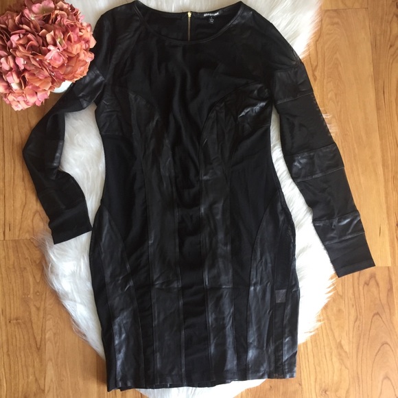Dresses & Skirts - Cut out mesh black dress